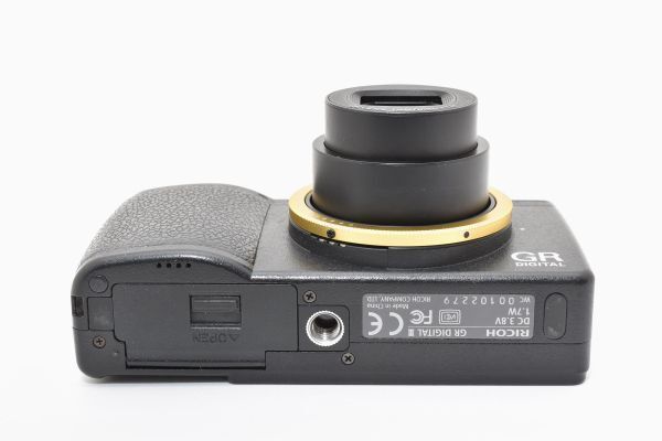 【美品】RICOH GR DIGITAL Ⅲ ブラック 5周年記念リング付 ☆美品・限定☆リコー RICOH GR DIGITAL III 5th Anniversary モデル