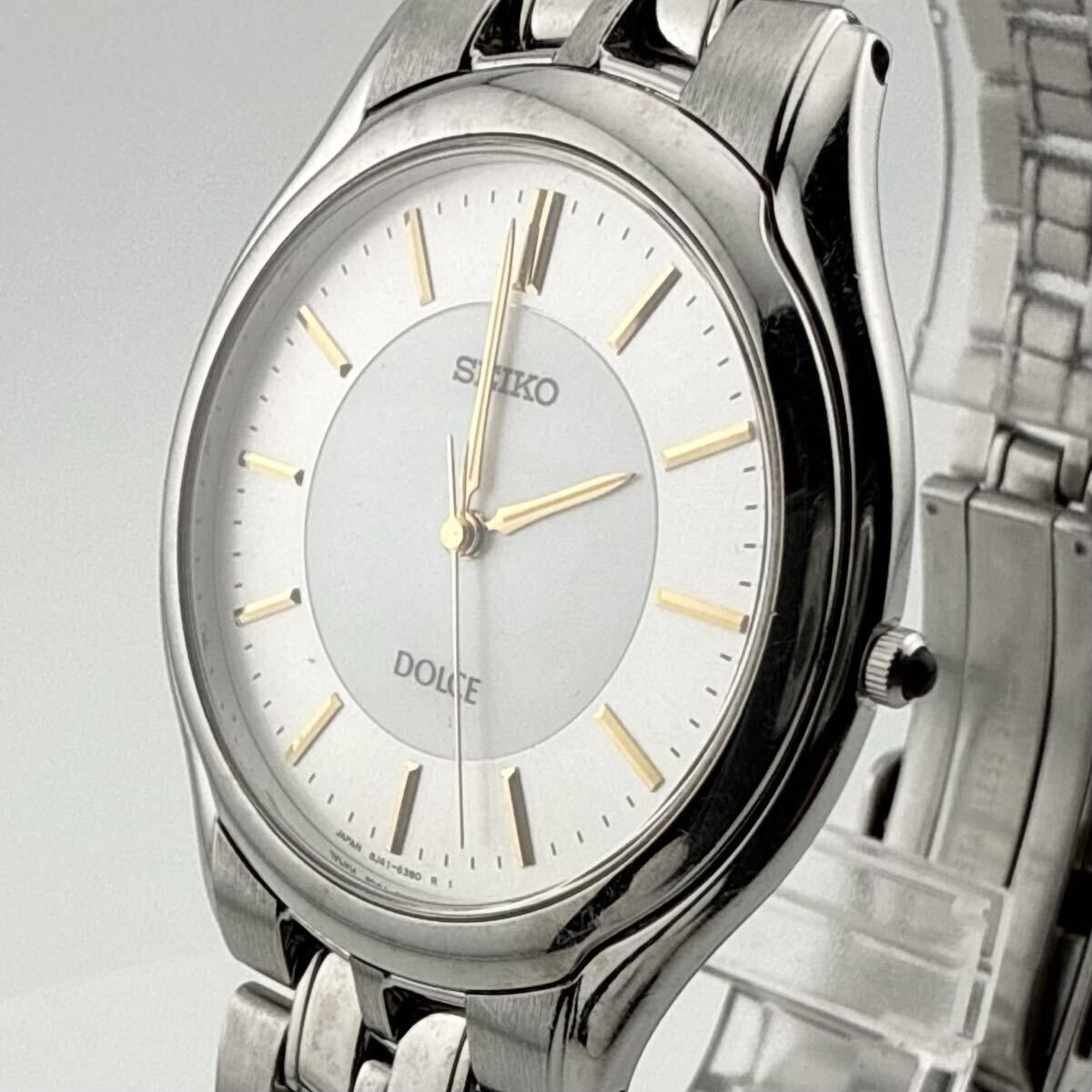 SEIKO セイコー Dolce ドルチェ 8J41-6030 クォーツ ラウンド コンビ 