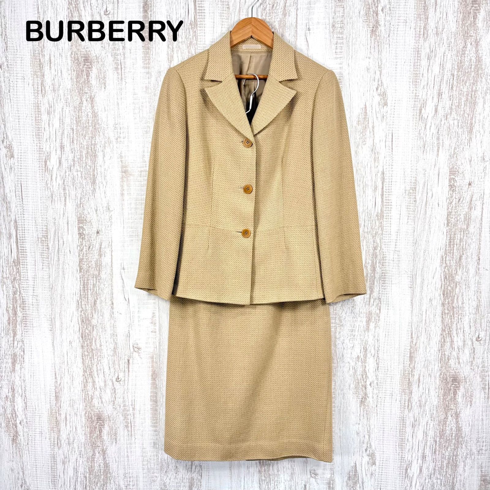 美品 BURBERRY LONDON バーバリーロンドン ウール テーラード 