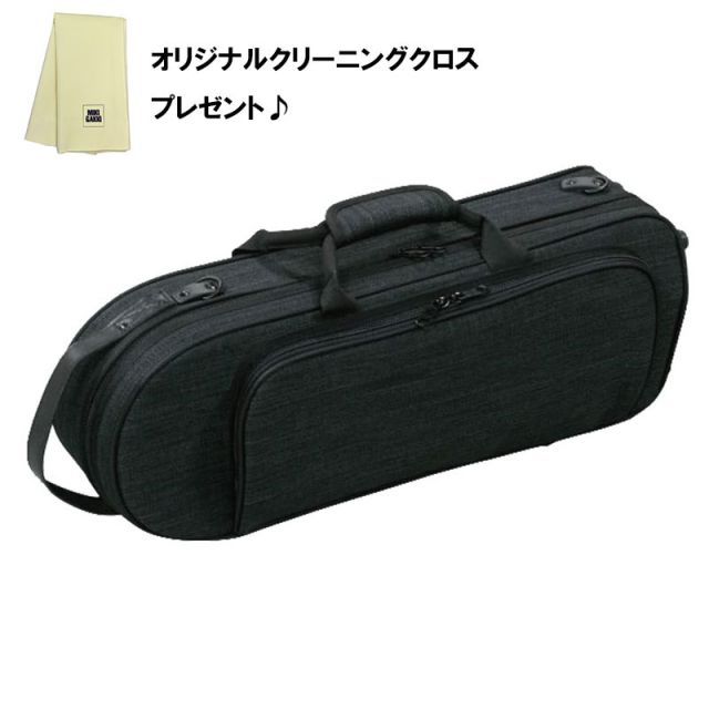 オリジナルクロスプレゼント! KIKUTANI TR-Tweed BLK ツイード製トランペットケース ブラック