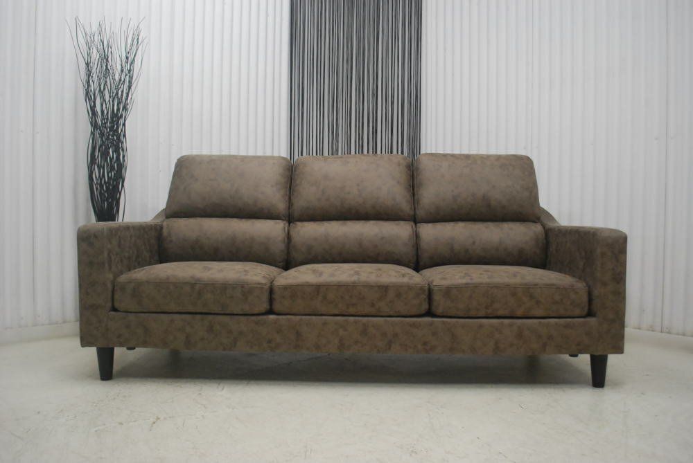 ３人掛けソファ ブラウン系