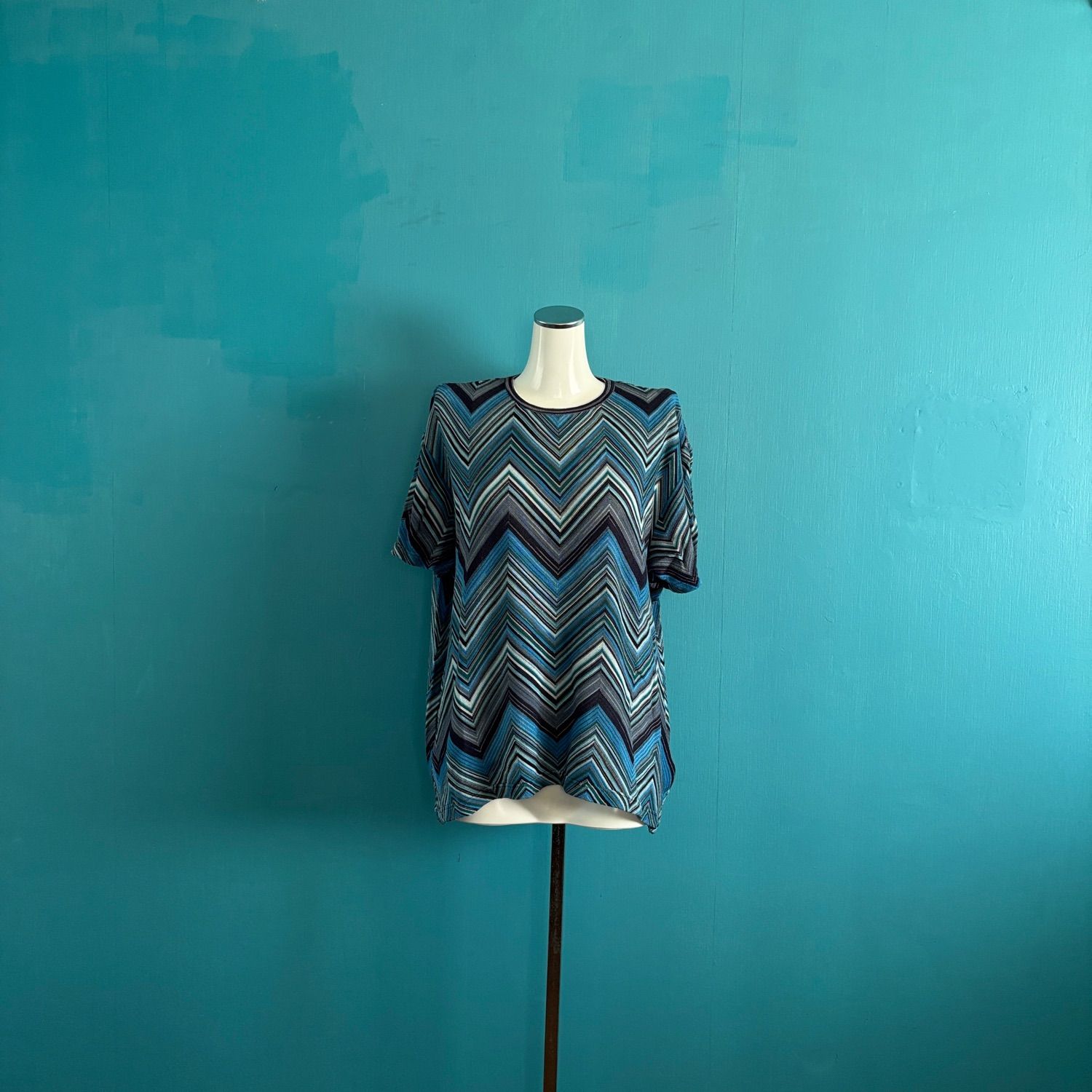 1333【世界限定150着】MISSONI ミッソーニ 半袖ニット シルク混 サイズ 