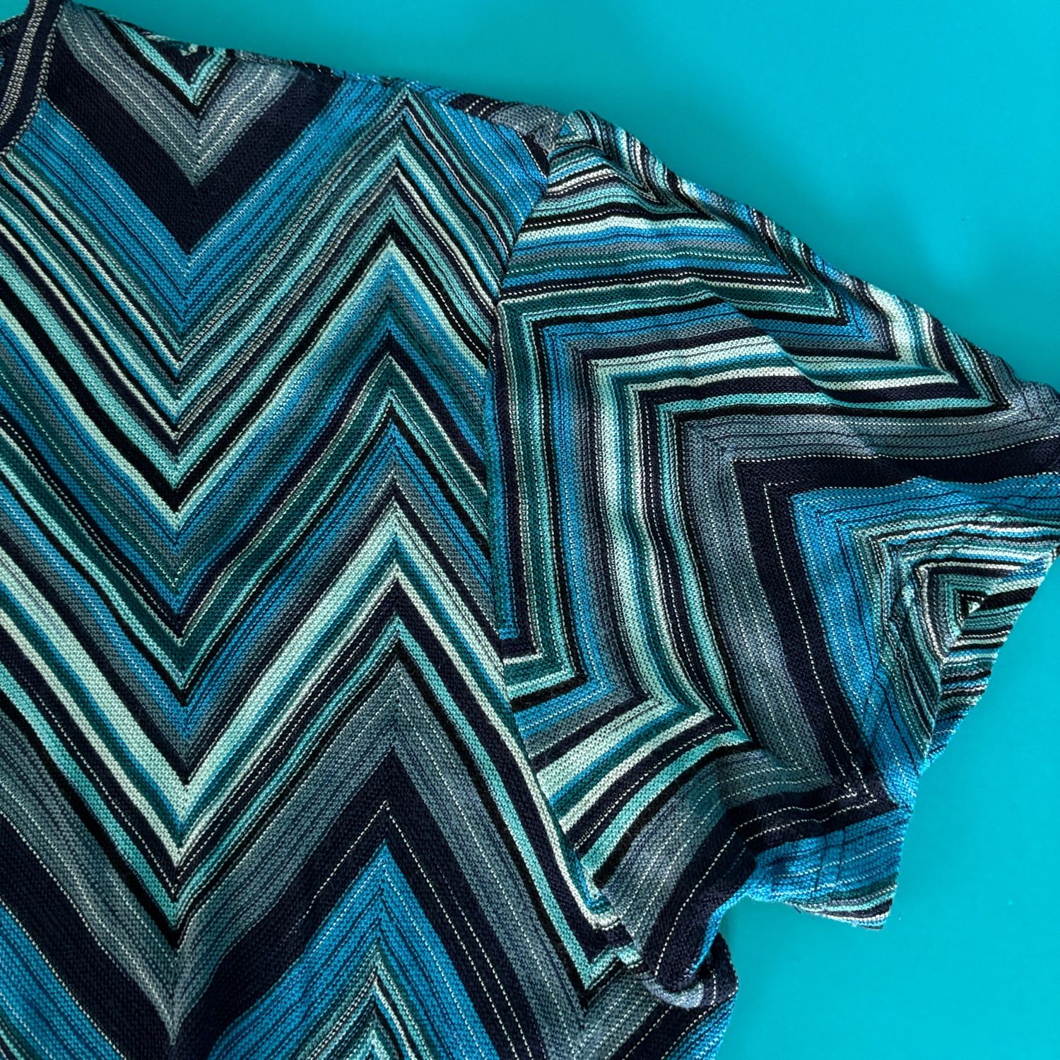 1333【世界限定150着】MISSONI ミッソーニ 半袖ニット シルク混 サイズ