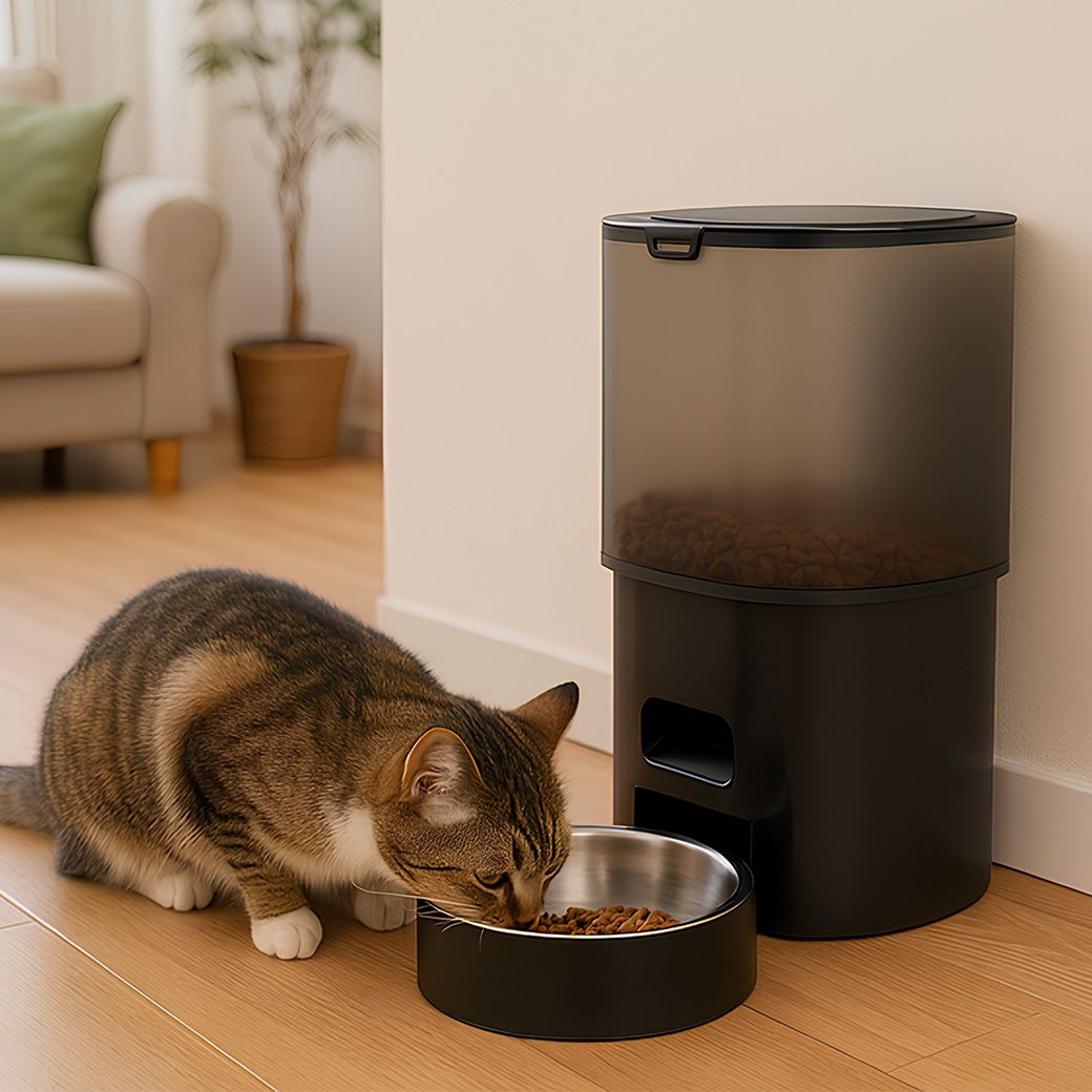 【新品※ショップ出品】自動えさやり器＆Wi-Fi給水器 2点セット 自動給餌機 自動給餌器 餌やり器 時間設定 曜日設定 wi-fi