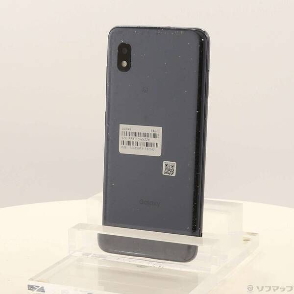 中古品〕 Galaxy A21 シンプル 64GB ブラック SCV49 auロック解除SIM