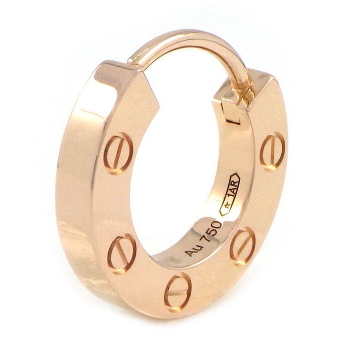 カルティエ Cartier シングルピアス ラブ フープ B8301422 オンライン