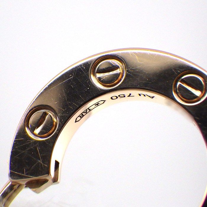カルティエ Cartier シングルピアス ラブ フープ B8301422 オンライン