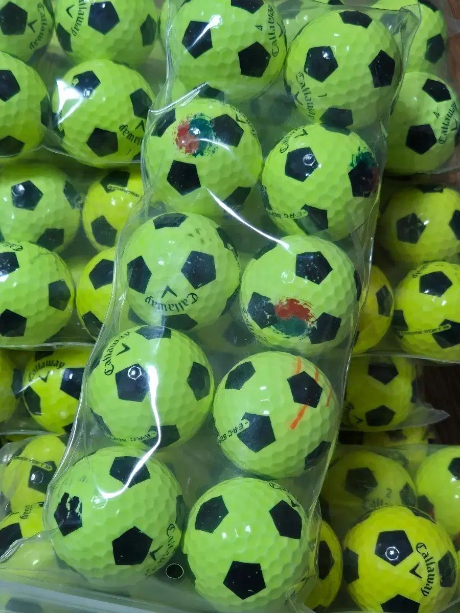 キャロウェイ サッカーボール クロムソフト ロストボール 100個