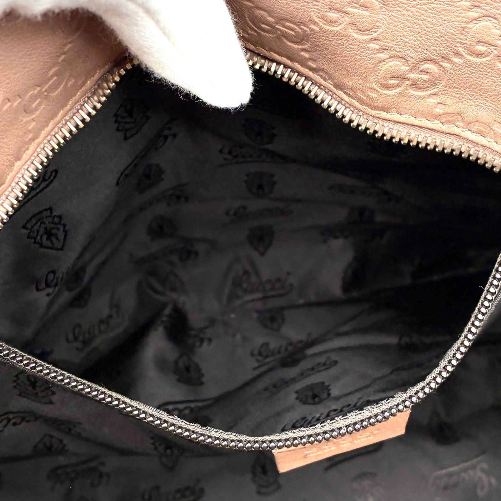 極美品 GUCCI グッチ グッチシマ GG トートバッグ レザー 本革 ピンク