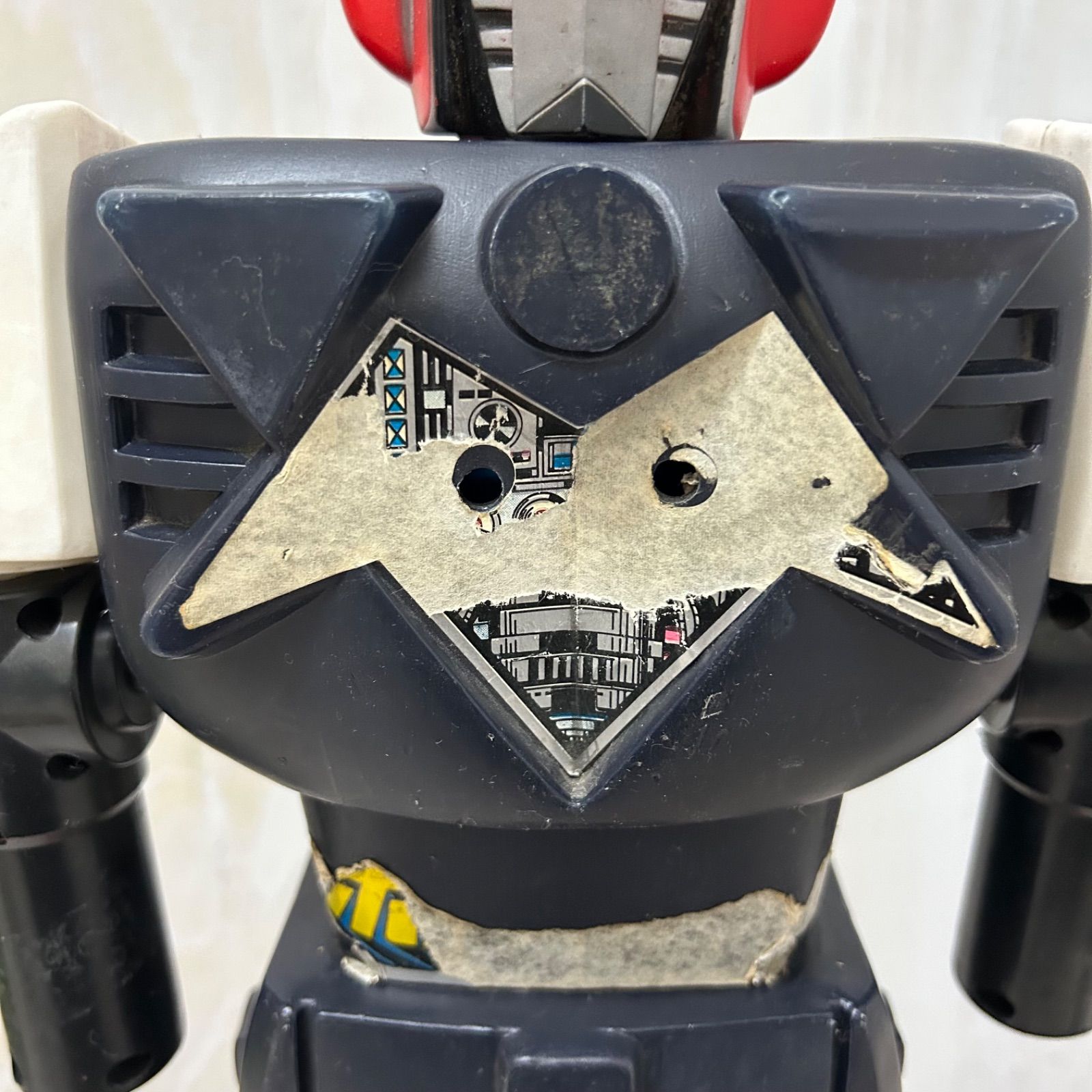 激レア！ ジャンボマシンダー ボルテスV 60cm ソフビ ポピー 当時物