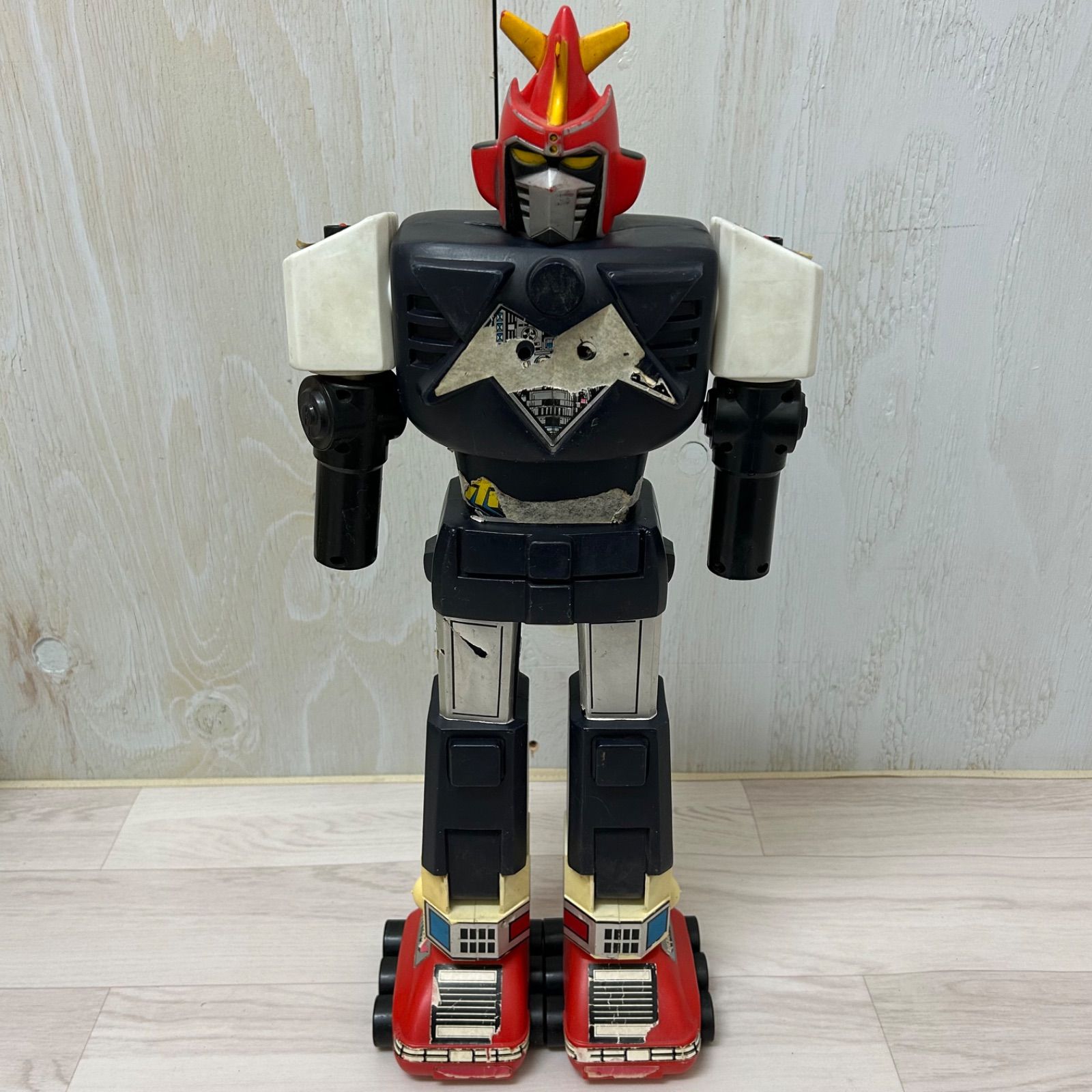 激レア！ ジャンボマシンダー ボルテスV 60cm ソフビ ポピー 当時物