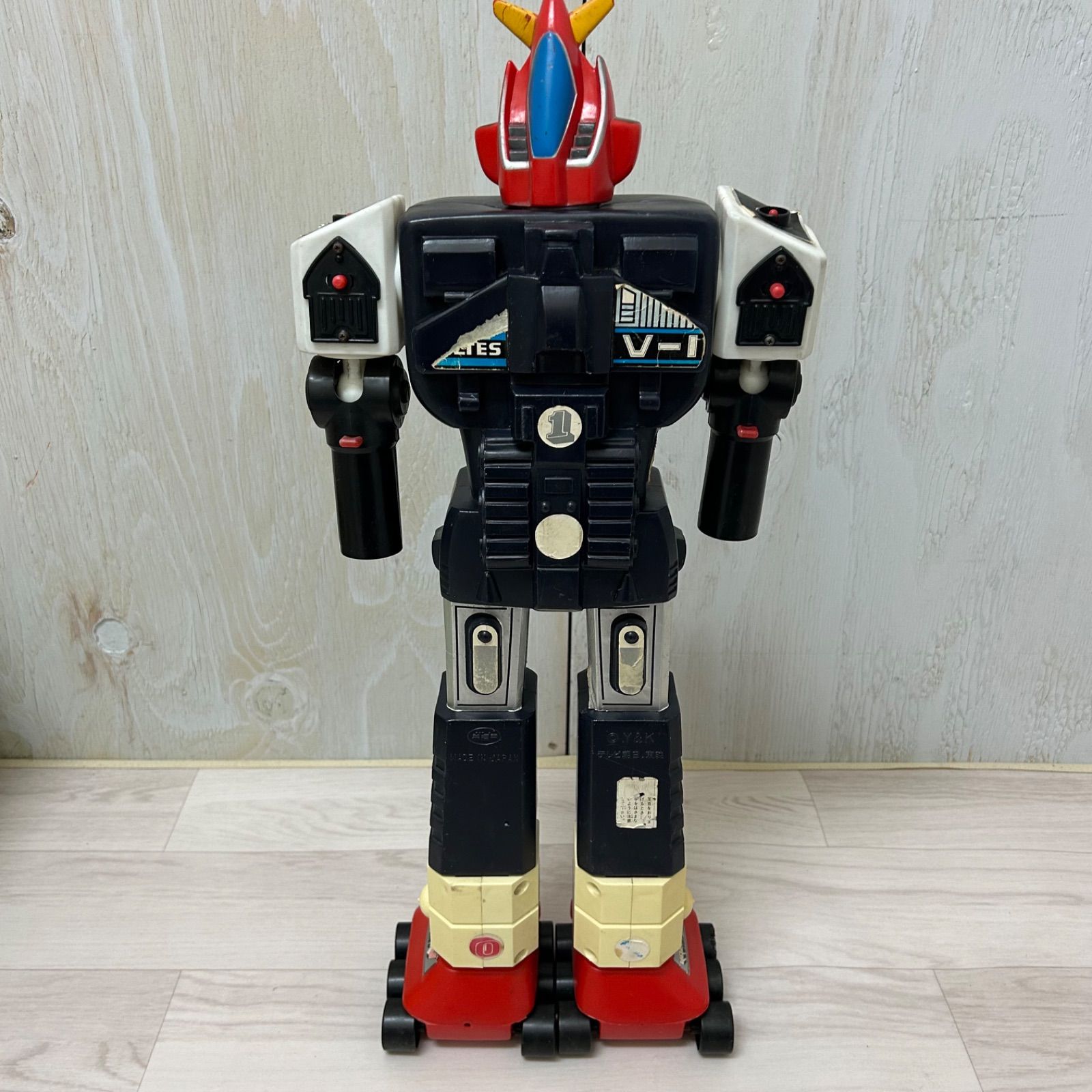 激レア！ ジャンボマシンダー ボルテスV 60cm ソフビ ポピー 当時物