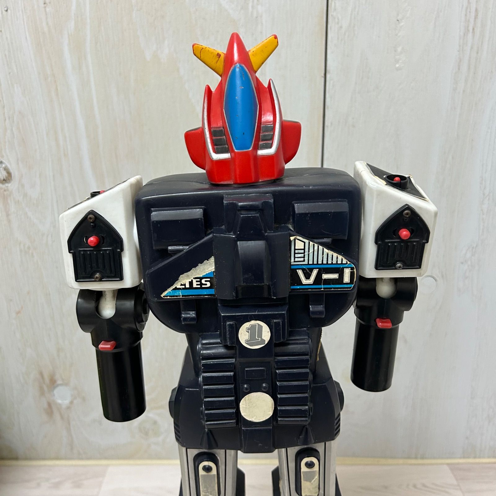 激レア！ ジャンボマシンダー ボルテスV 60cm ソフビ ポピー 当時物