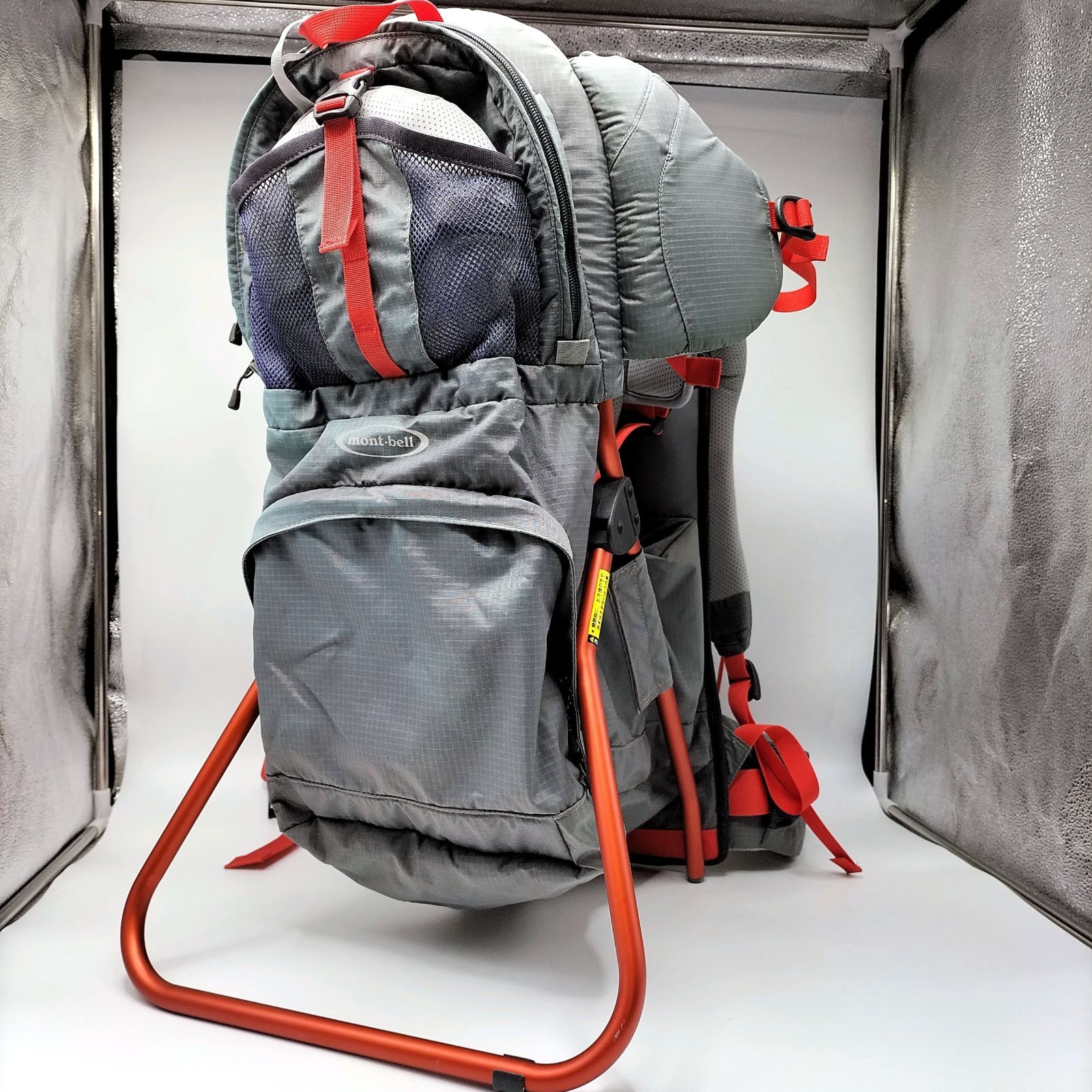 mont-bell モンベル ベビーキャリア 背負子 グレー 登山 アウトドア