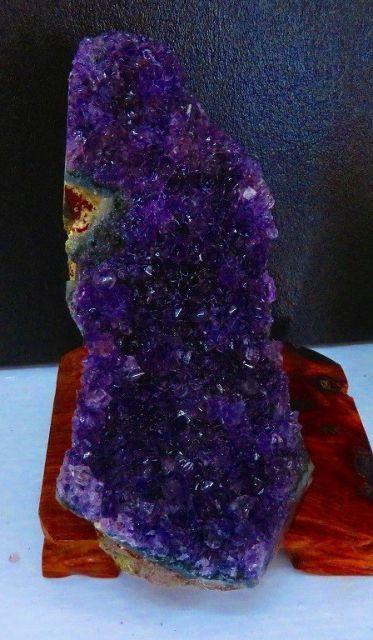 ウルグアイ産☆ 天然水晶☆絶品超濃い濃い超美しい☆アメジスト