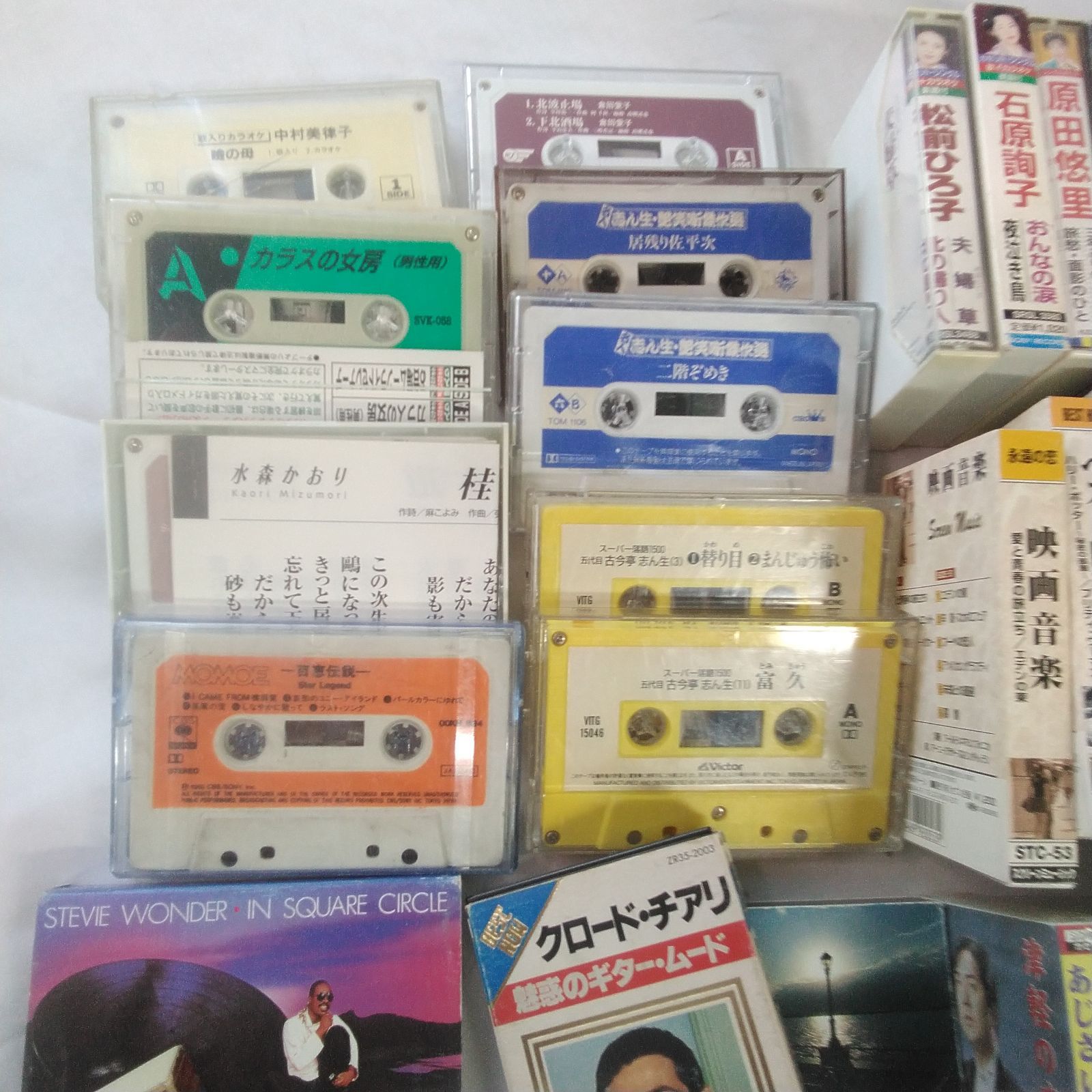 昭和レトロ カセットテープ 大量 まとめ売り なつメロ 歌謡曲 約80本 