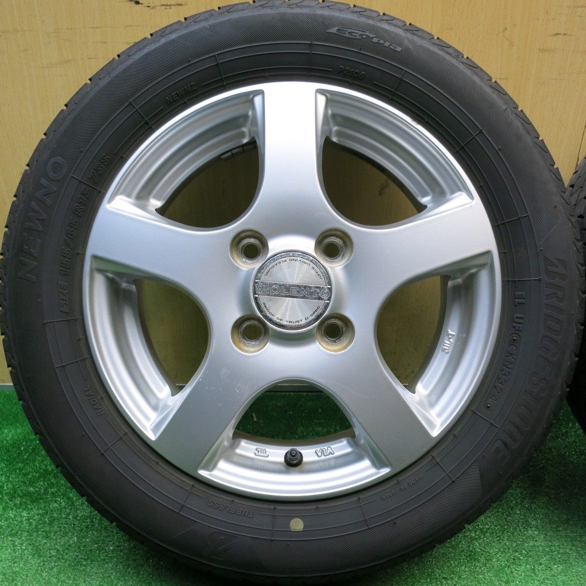 VIOLENTO 155/65 R13 73S 4本ホイールセット 【公式通販】