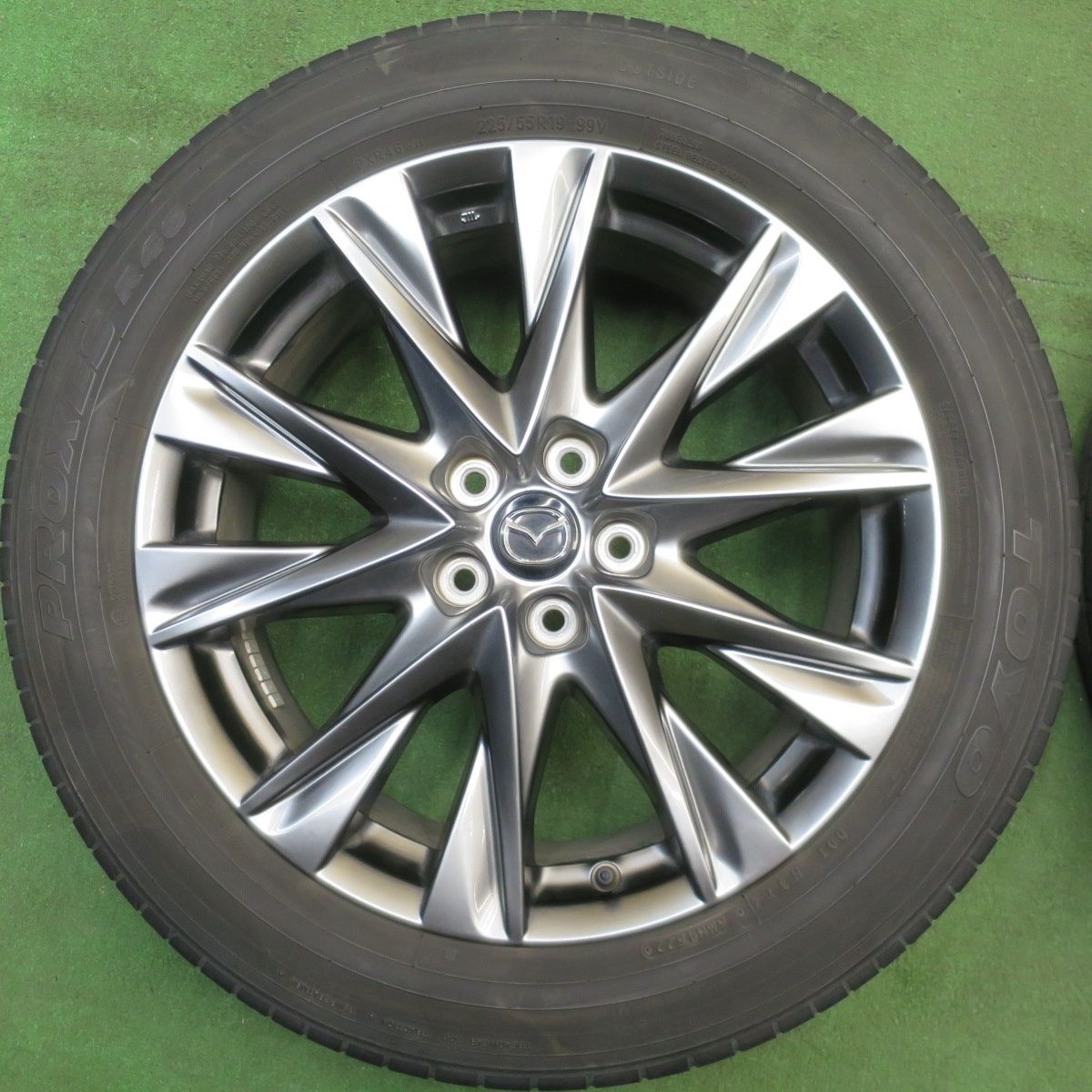 新品 CX5 CX8 エクストレイル 225/55R19 Y/H 4S AW21 シュタイナー FTX 