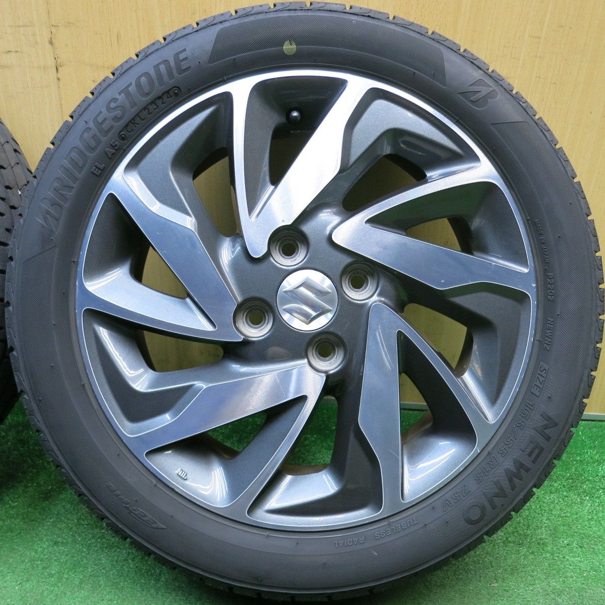 スペーシアカスタム 純正ホイール 15インチ 165/55/r15 4本セット