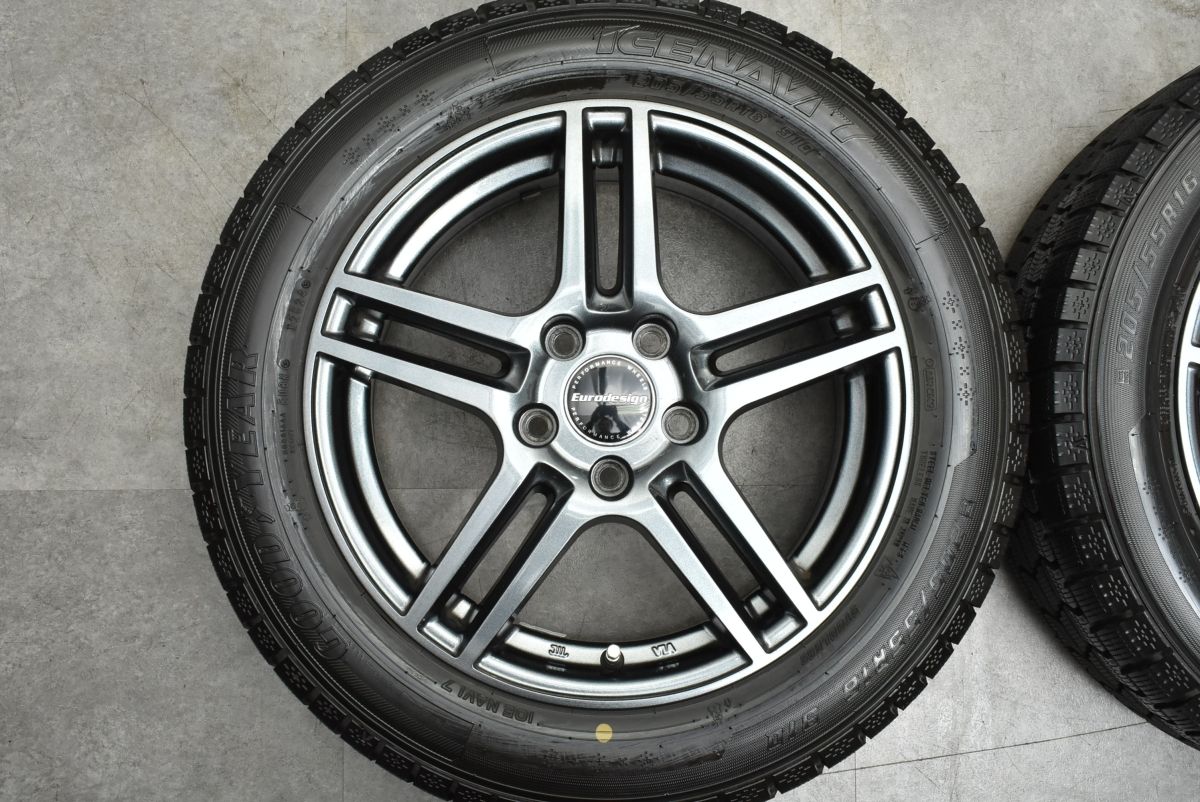 スタッドレスタイヤ ホイール付き 205/60R16アイスガード IG60 バリ溝 