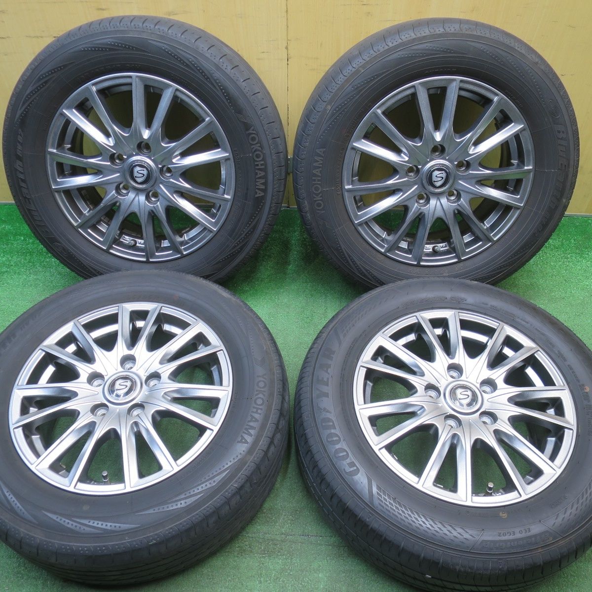 バリ溝！22年！8.5分☆195/65R15 グッドイヤー EfficientGrip ECO EG02 