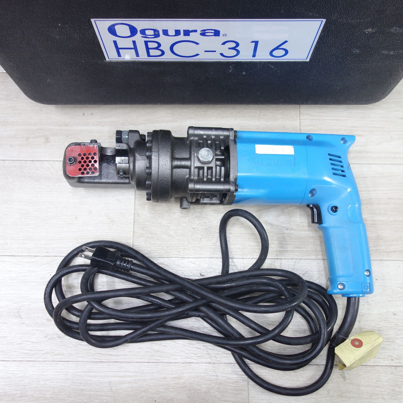 送料無料] ◇オグラ 鉄筋 カッター 16mm HBC-316 電動 工具 切断機 
