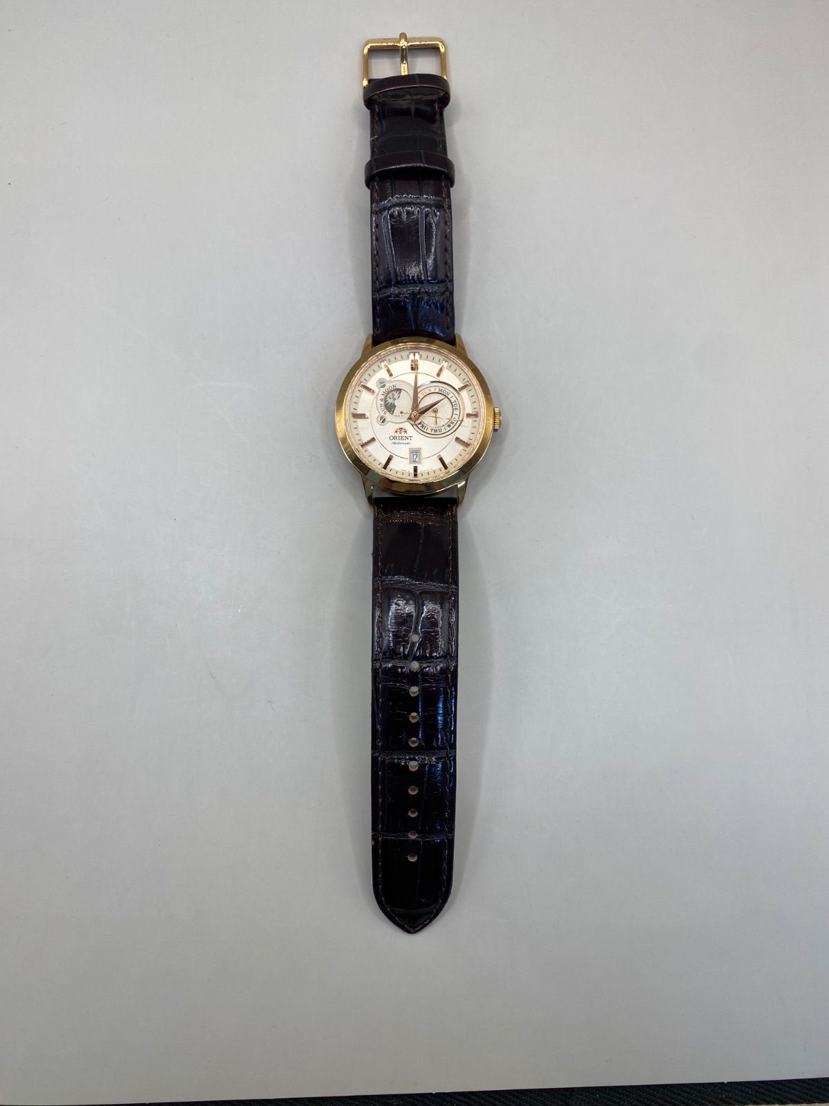 美品] オリエント サン＆ムーン ORIENT SUN & MOON ET0P-D0-B 自動巻 