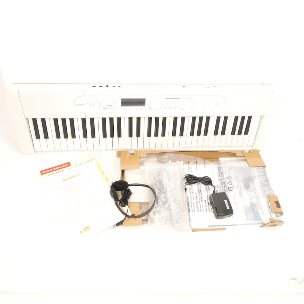 未使用 CASIO カシオ LK-526 電子 キーボード ピアノ 22年製 HM979