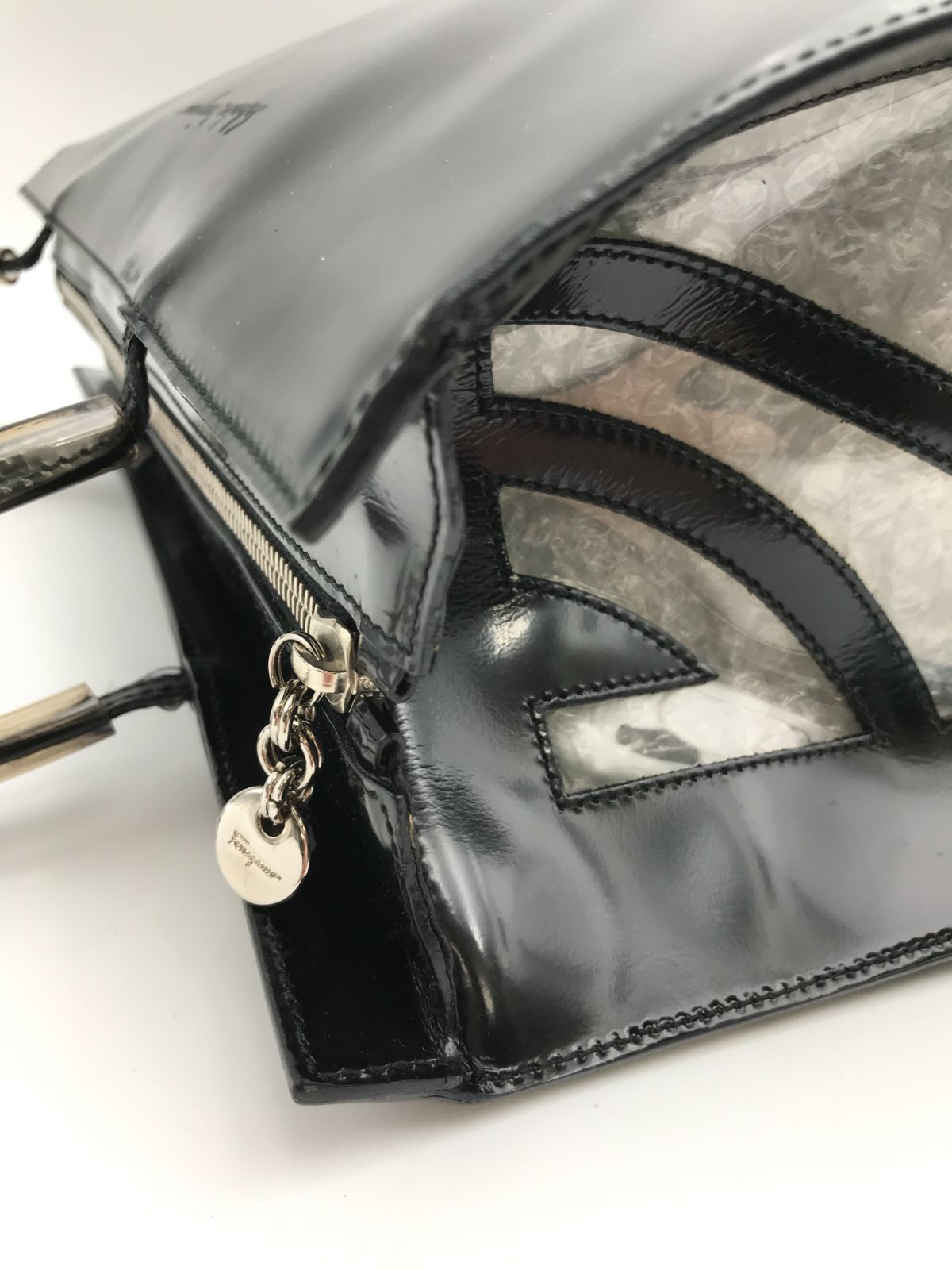 Salvatore Ferragamo フェラガモ トートバッグ BZ・21 パテント