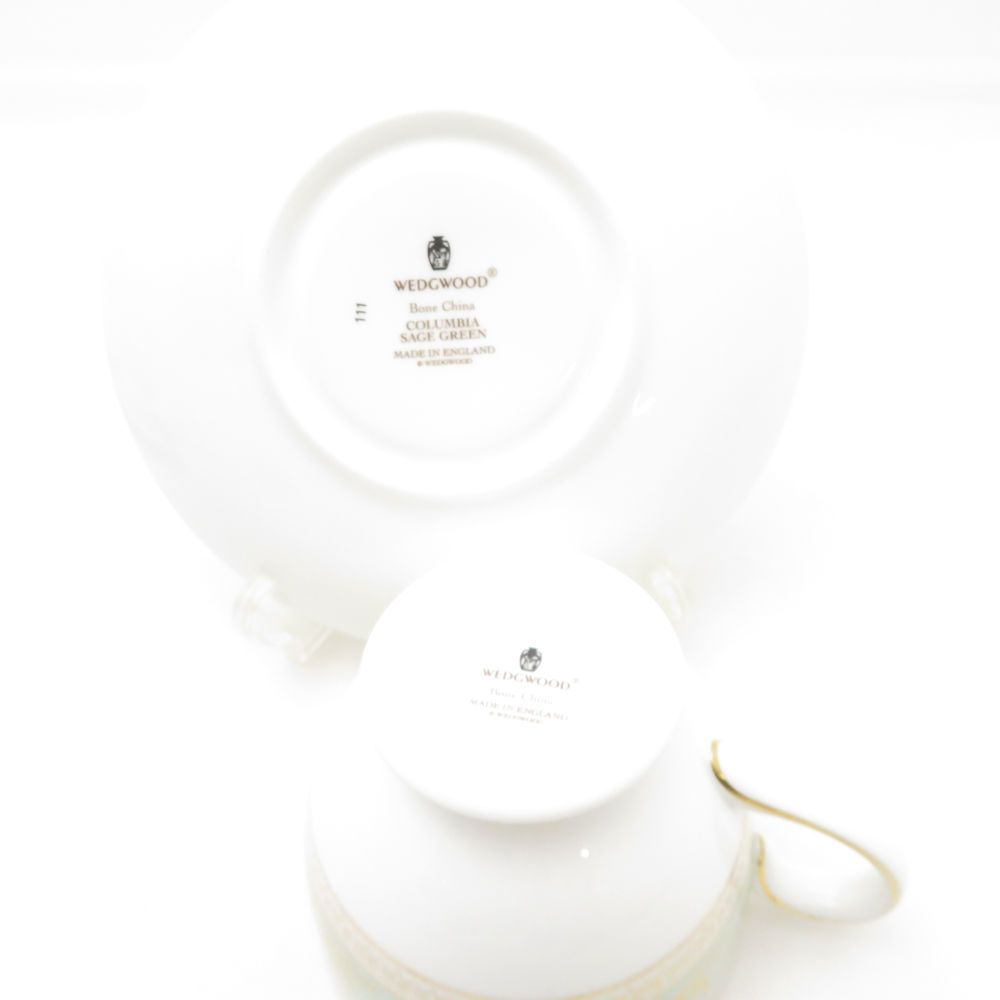 WEDGWOOD ウェッジウッド コロンビア セージグリーン ティーカップ