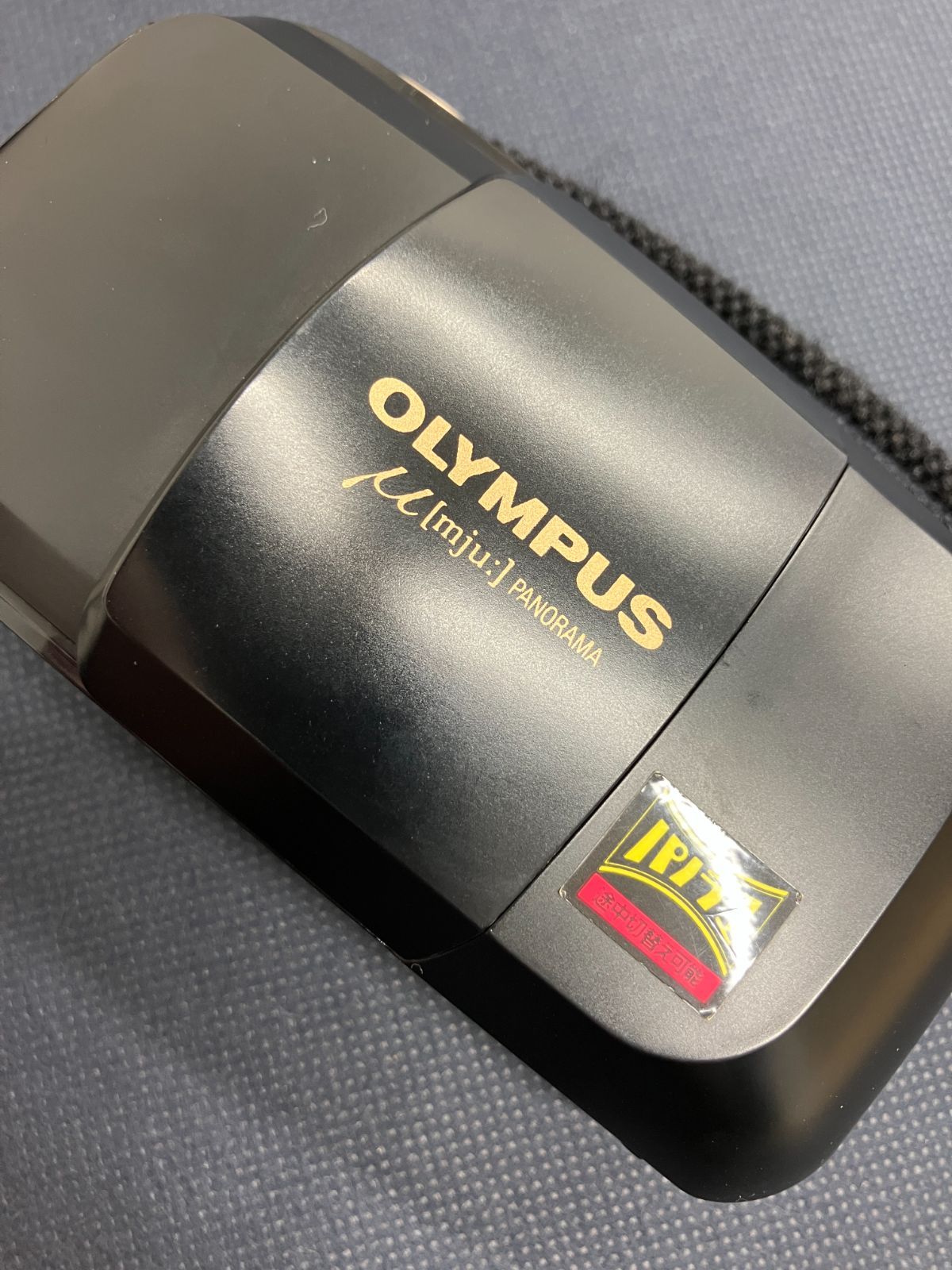 OLYMPUS μ [mju:] PANORAMA 初代 ブラック 動作確認済】OLYMPUS μ mju PANORAMA 初代 ミュー ブラック - メルカリ