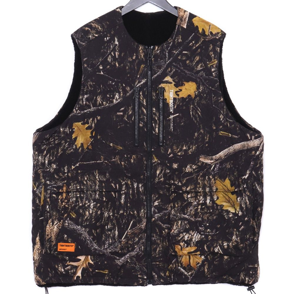 TIGHTBOOTH TIGHTBOOTH BULLET CAMO REVERSIBLE VEST M BULLET CAMO