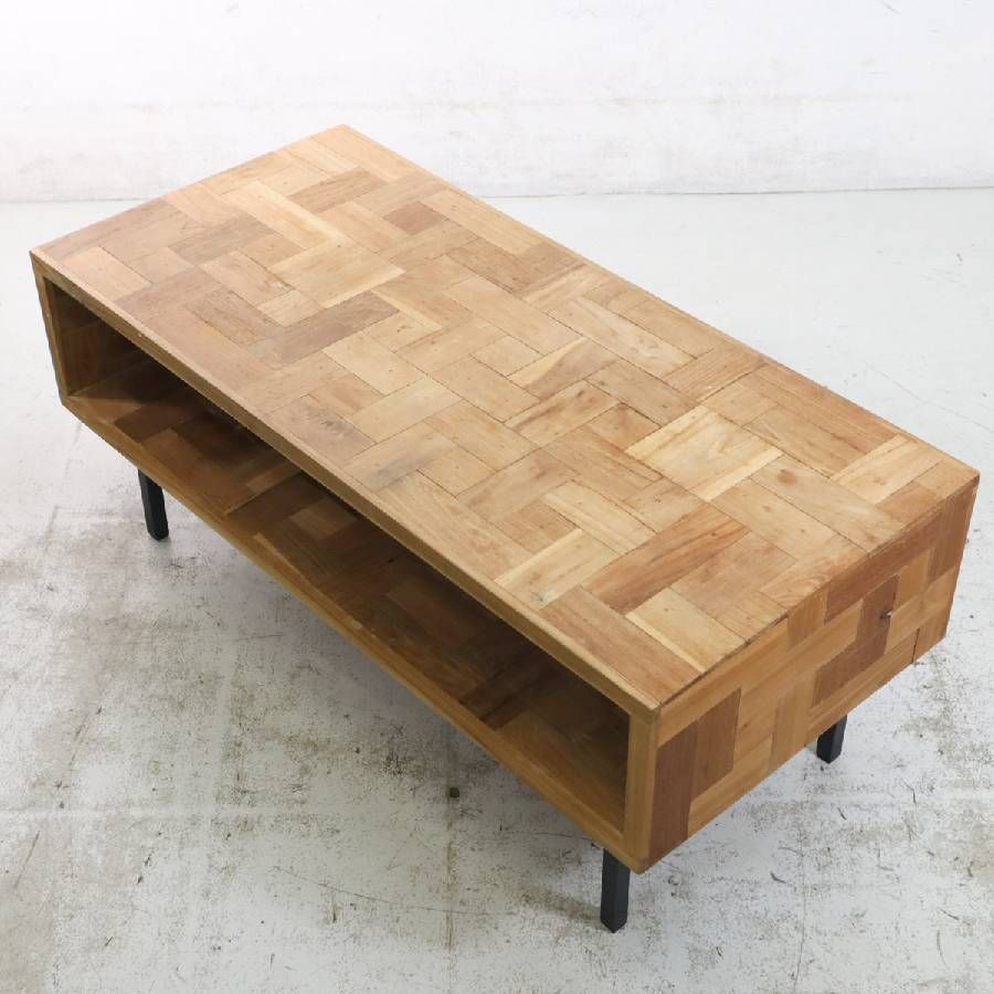 ACME FURNITURE TROY トロイ コーヒーテーブル 幅90cm チーク古材