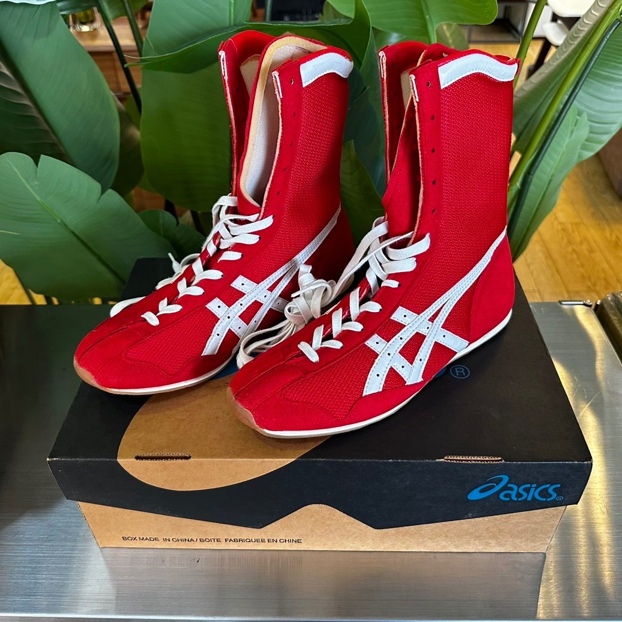 [상태좋음] 아식스 (ASICS) TBX703 복싱화 27.0 ☆