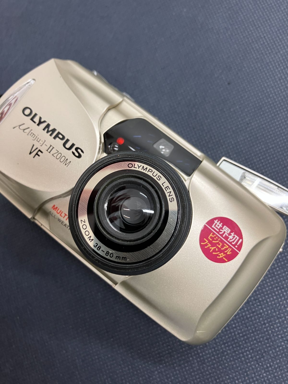 動作確認済】OLYMPUS μ-II ZOOM VF ミュー フィルムカメラ - メルカリ