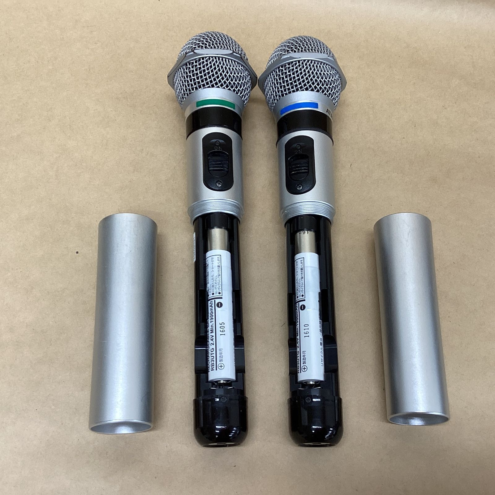 2本セット】 audio-technica 赤外線ワイヤレスハンドヘルドマイク ATIR