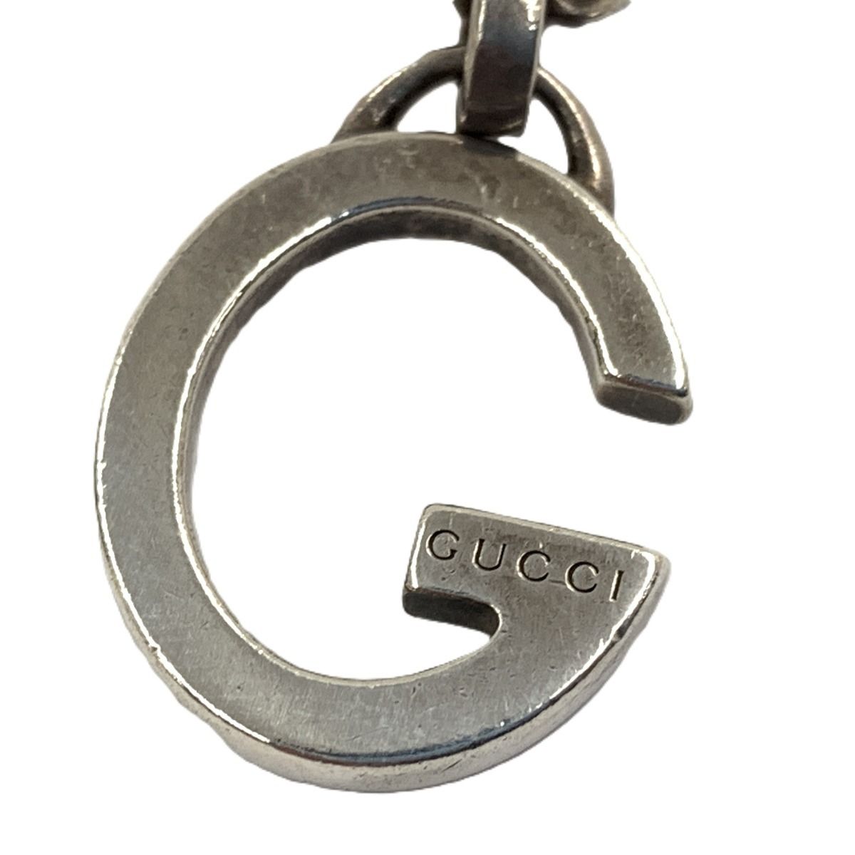 〇〇GUCCI グッチ Gロゴ チェーン ペンダントネックレス Ag925 