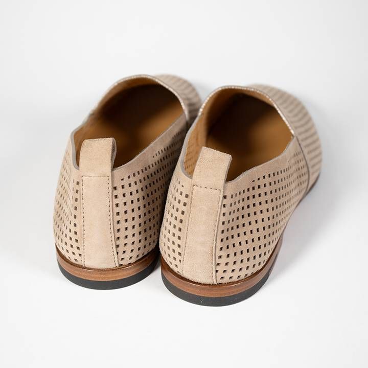 HERMES エルメス エレオス モカシン スリッポン シューズ ベージュ 