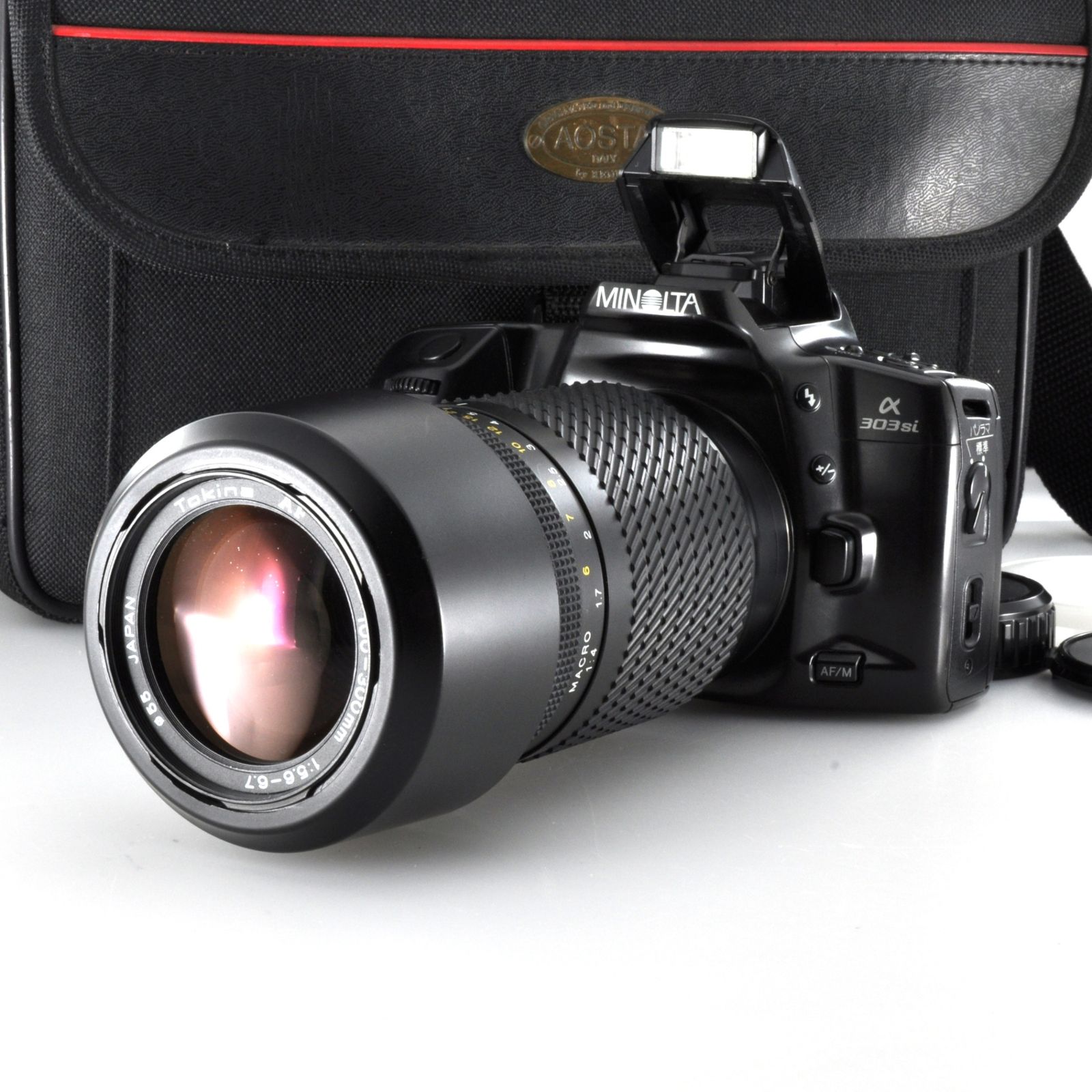 MINOLTA α303si+ストロボ レンズ付き お得セット！【ミノルタ】MINOLTA α303si + TOKINA 100-300mm AF +