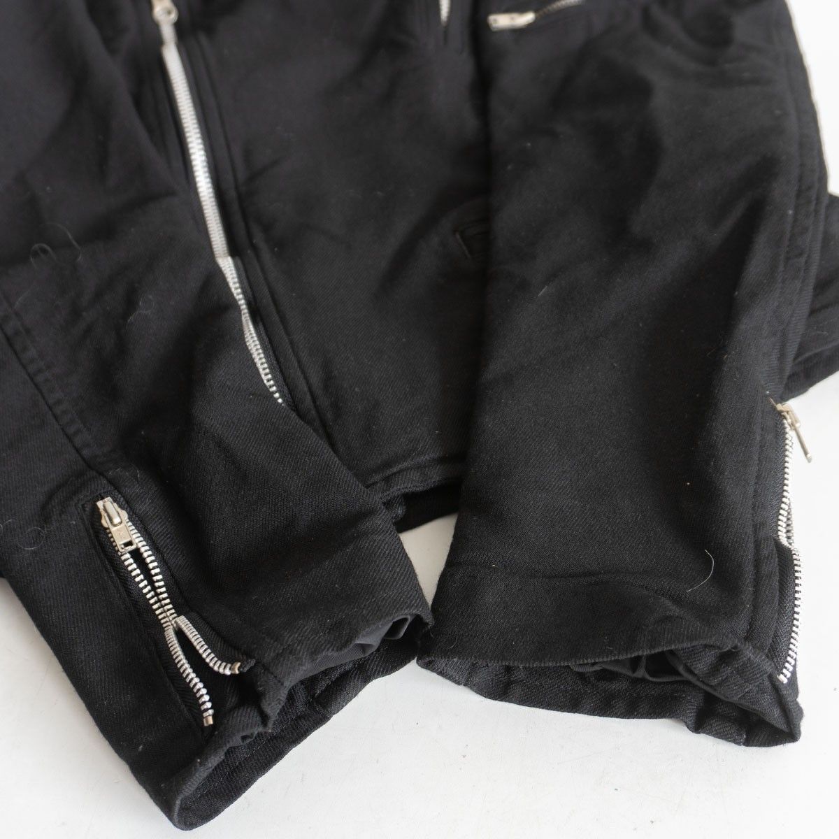 AD2010】COMME des GARCONS HOMME【製品染め ポリ縮絨 ライダース 