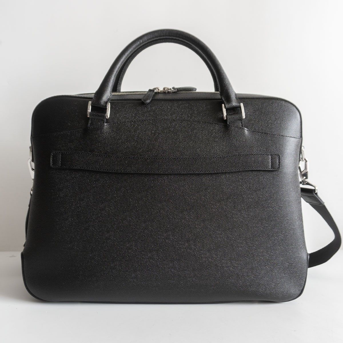 【美品】Capitano　PELLE MORBIDA　新型　ブリーフ　2WAY 美品】PELLE MORBIDA【CAPITANO 2WAY ブリーフバッグ】 ブラック