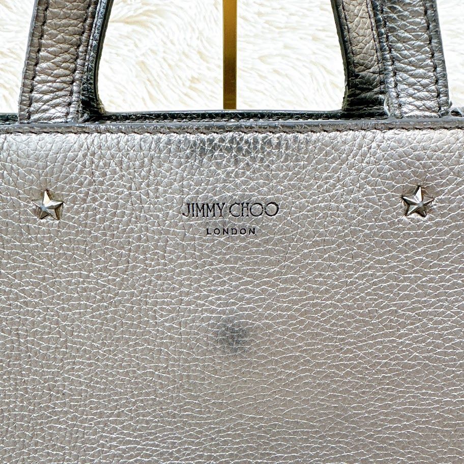 希少】JIMMY CHOO ジミーチュウ スタースタッズ 2WAYトートバッグ 