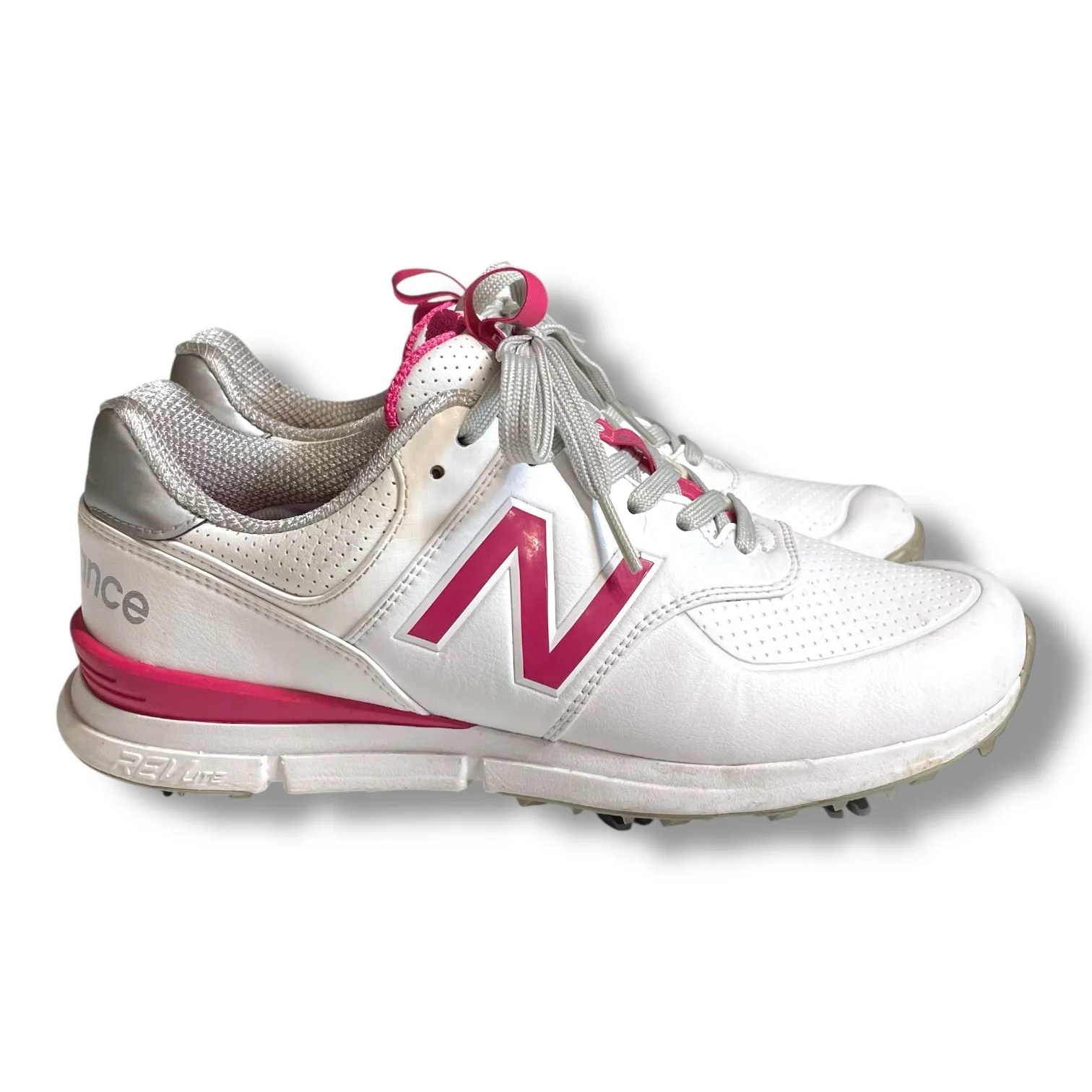 New Balance ゴルフシューズ ホワイト/ピンク New balance Golf ニューバランスゴルフ ゴルフシューズ ゴルフウェア