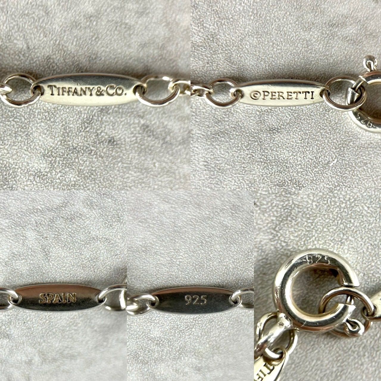 美品 Tiffany&Co. ティファニー オープンハート ネックレス ペンダント 