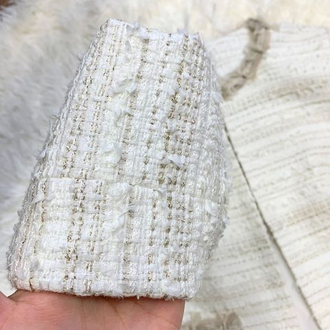 新品タグ付き ELISA エリザ Harrods ハロッズ ミックスラメツイード 