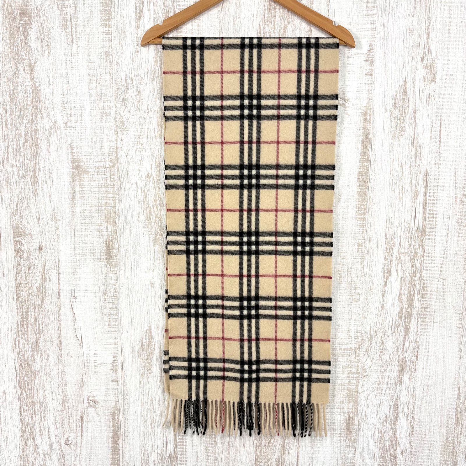 BURBERRY LONDON バーバリーロンドン ノバチェック カシミヤ100