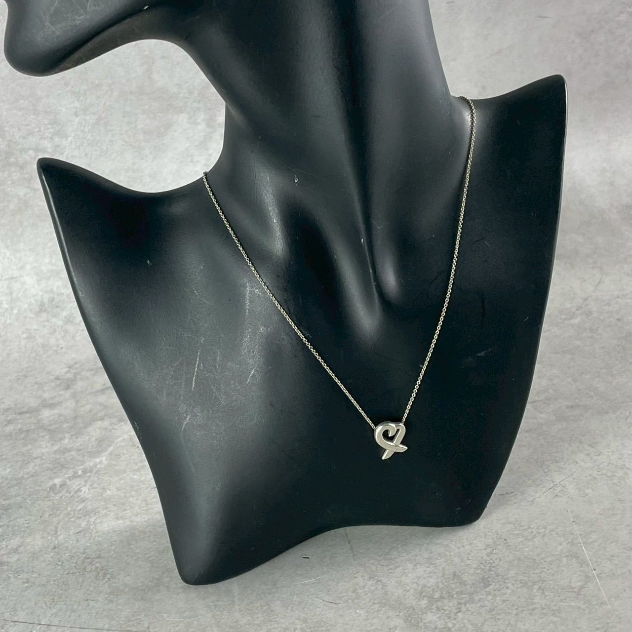 美品 Tiffany&Co. ティファニー ラビングハート ネックレス ペンダント 