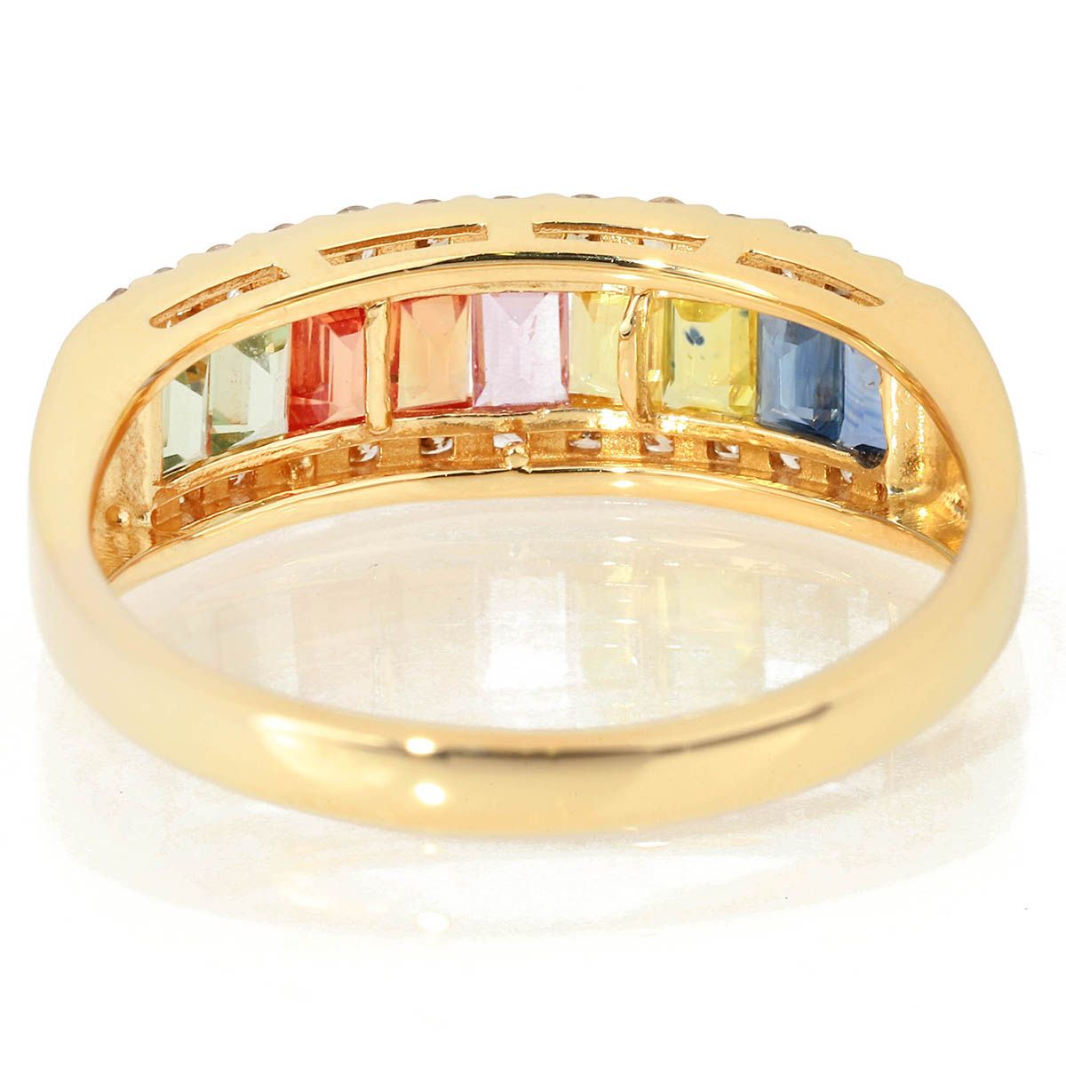 新品仕上済】 サファイア 1ct ダイヤモンド 0.25ct イエローゴールド 