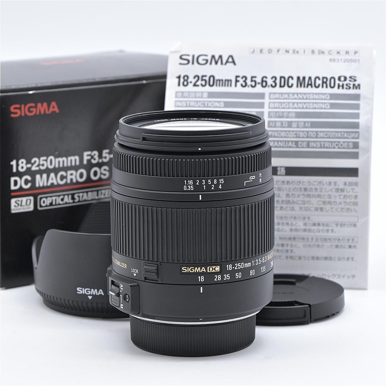 カメラ SIGMA シグマ 18-250mm F3.5-6.3 DC MACRO OS HSM ニコン用