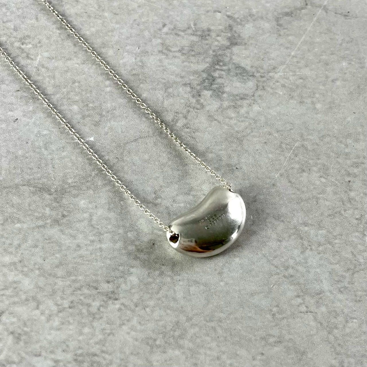 美品 Tiffany&Co. ティファニー ビーンズ 豆 ネックレス ペンダント